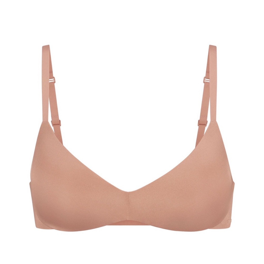 Skims Wireless Push-up Plunge Bra Sienna 34DDD